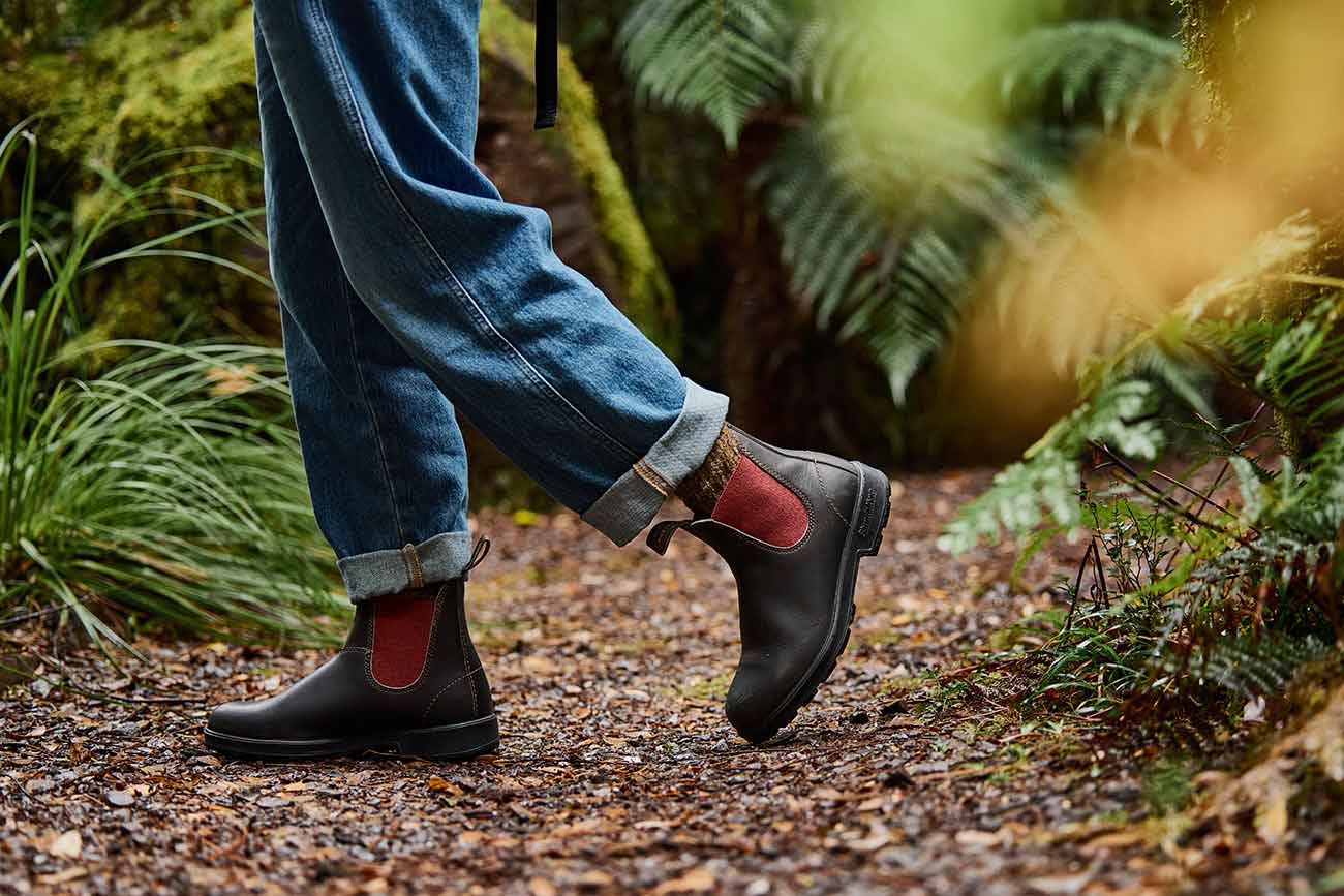 Blundstone #2500 Brown/Crimson - Image 3